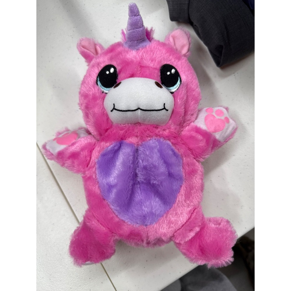Ball Pets‎ 2014 Pop Up Pink Purple Unicorn Plush Soft Toy Stuffed Animal 10"